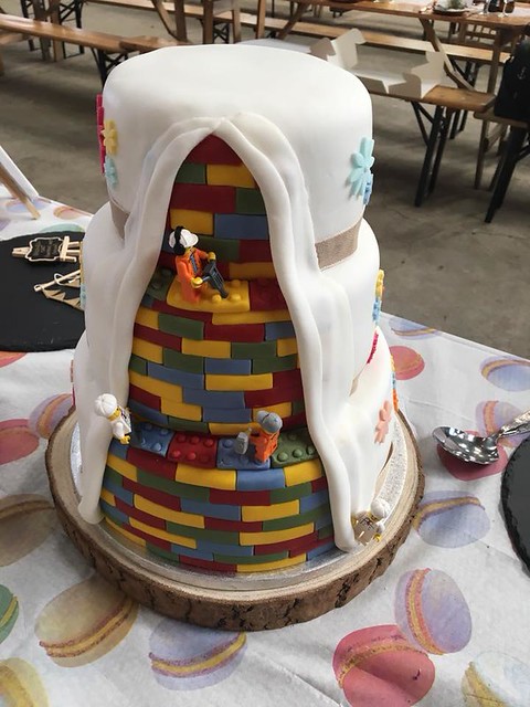 Lego Reveal Wedding Cake by Julie Arkwright