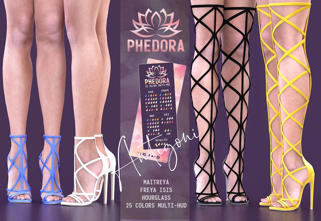 Phedora. for Uber ~ "Antigoni" heels & gladiator heels (items sold separately) ♥