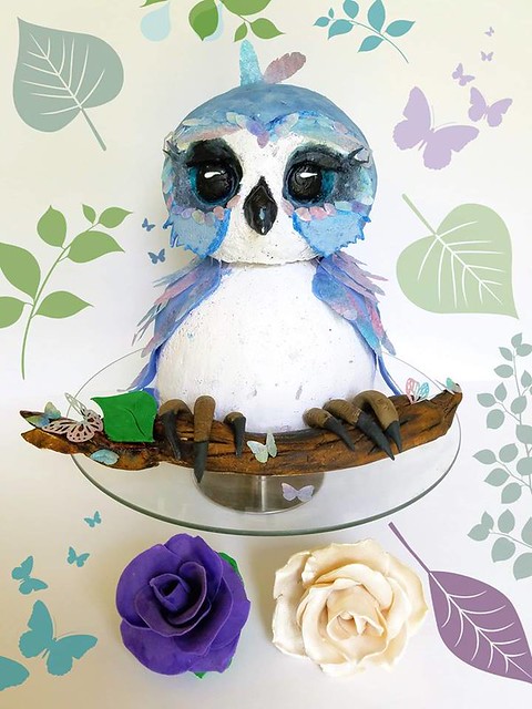 3D Owl Cake by Santos Norma