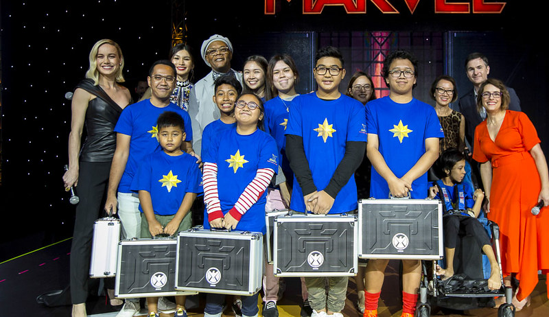 Thousands Unite For Captain Marvel’s Only Stop In Asia At Marina Bay Sands Singapore