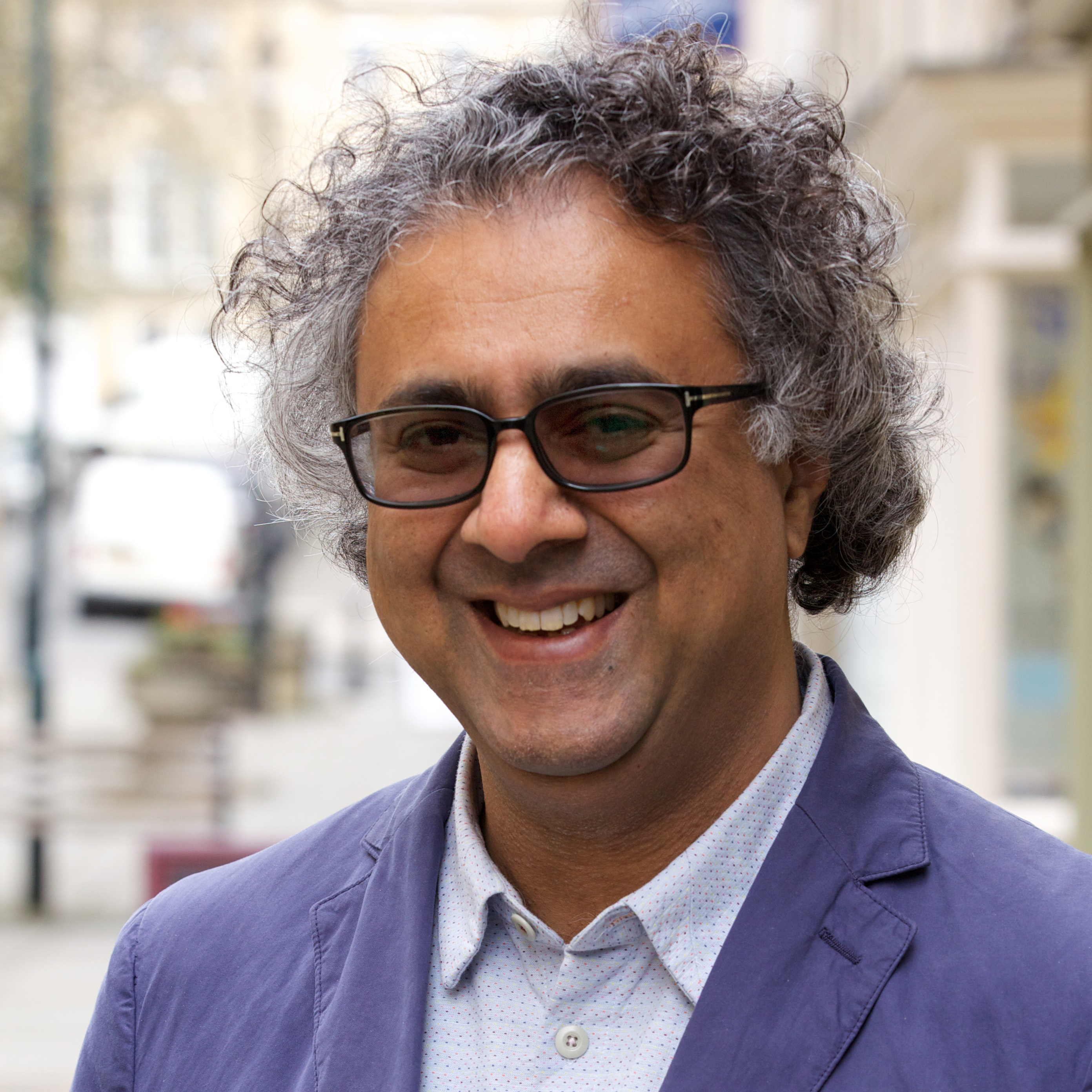 Photograph of Professor Avi Shankar in the city of Bath