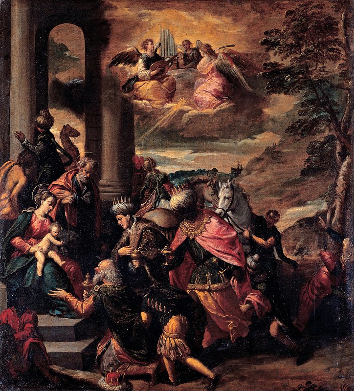 Scarsellino - Adoration of the Magi (1580)