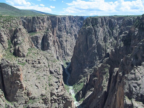 Black Canyon from the second viewpoint on the Chasm View Trail, Black Canyon of the Gunnison National Park, Colorado