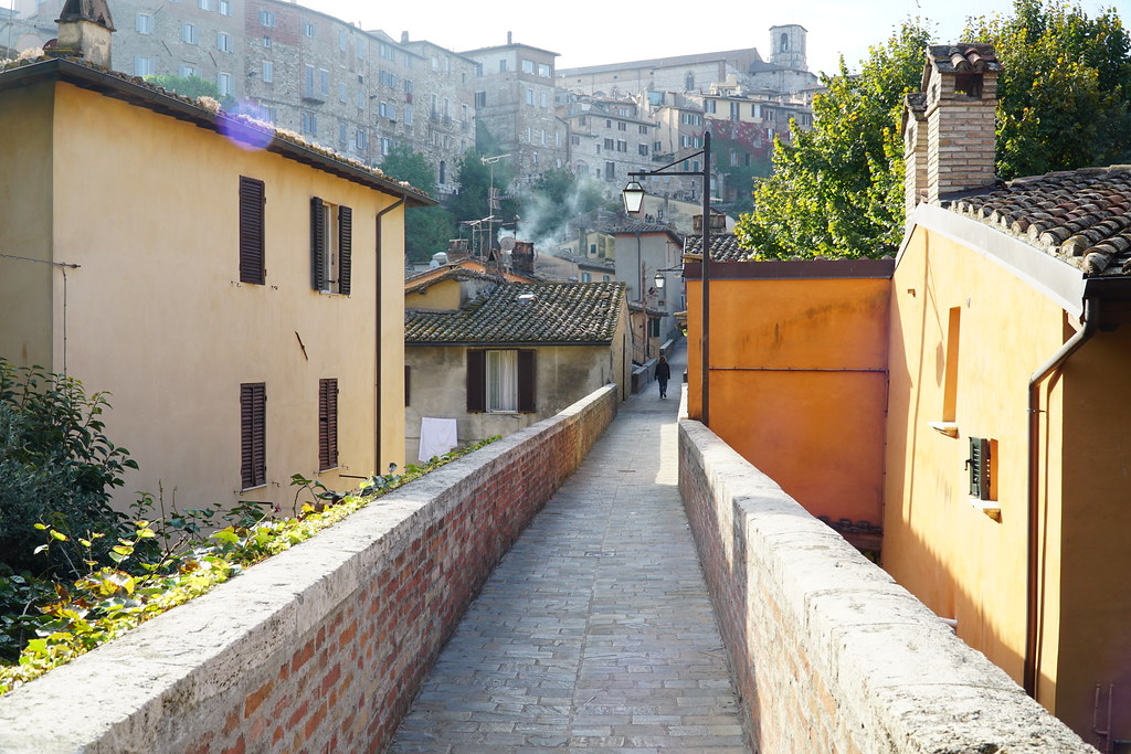 Perugian akvedukti aamulla