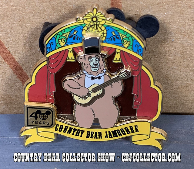 2011 Walt Disney World 40th Anniversary Country Bear Pin - Country Bear Collector Show #189