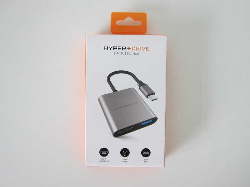 HyperDrive 4K HDMI 3-in-1 USB-C Hub - Box Front