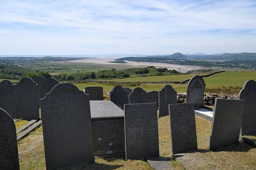 llandecwyn gwynedd wales church grave coast landscape