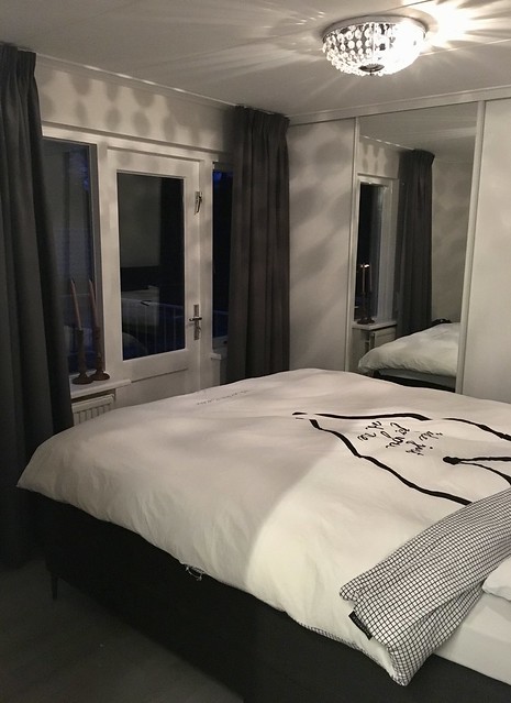 Slaapkamer zwart-wit