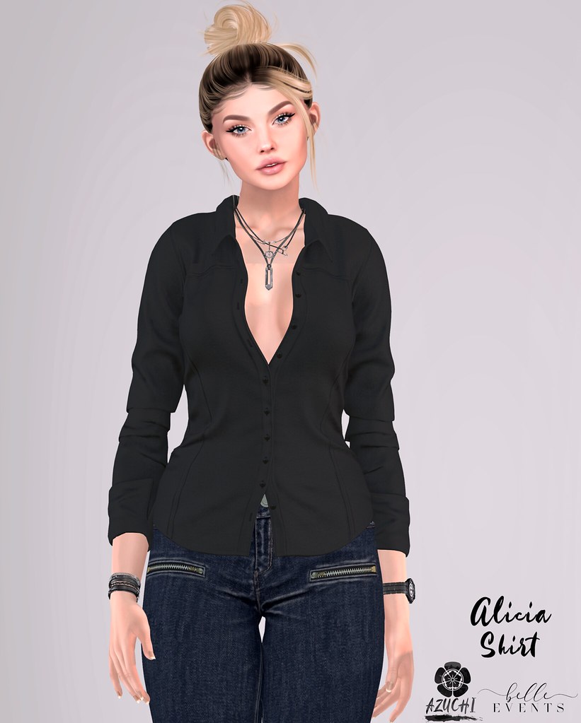 [Azuchi] Alicia Buttoned Shirt