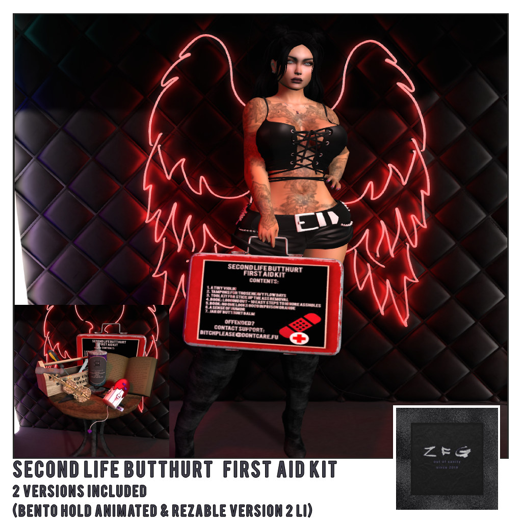 {zfg} home second life butthurt first aid kit