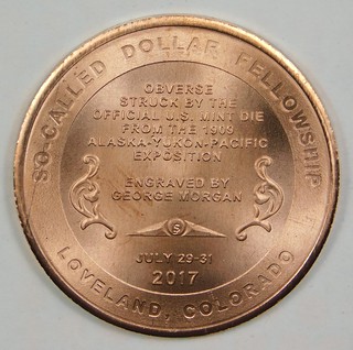 So-Called Dollar Pacific Coast Expos book medal