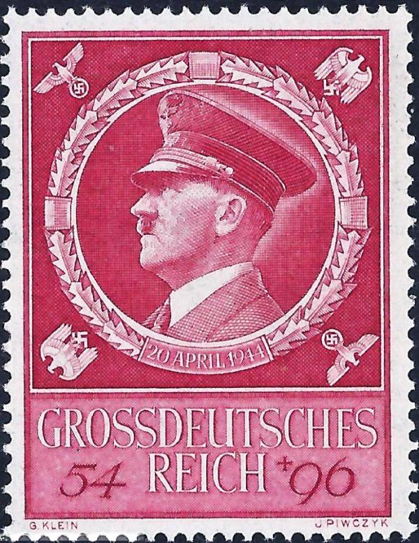 Známka Nemecká ríša 1944 Hitlerove narodeniny