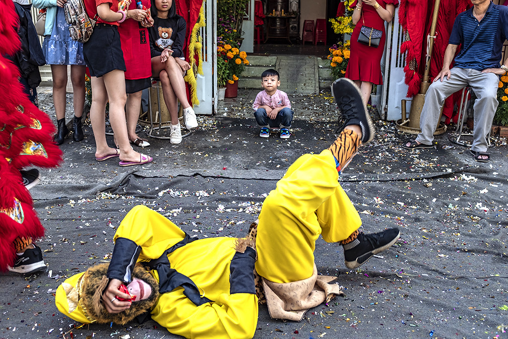 Monkey King lying on ground--Saigon