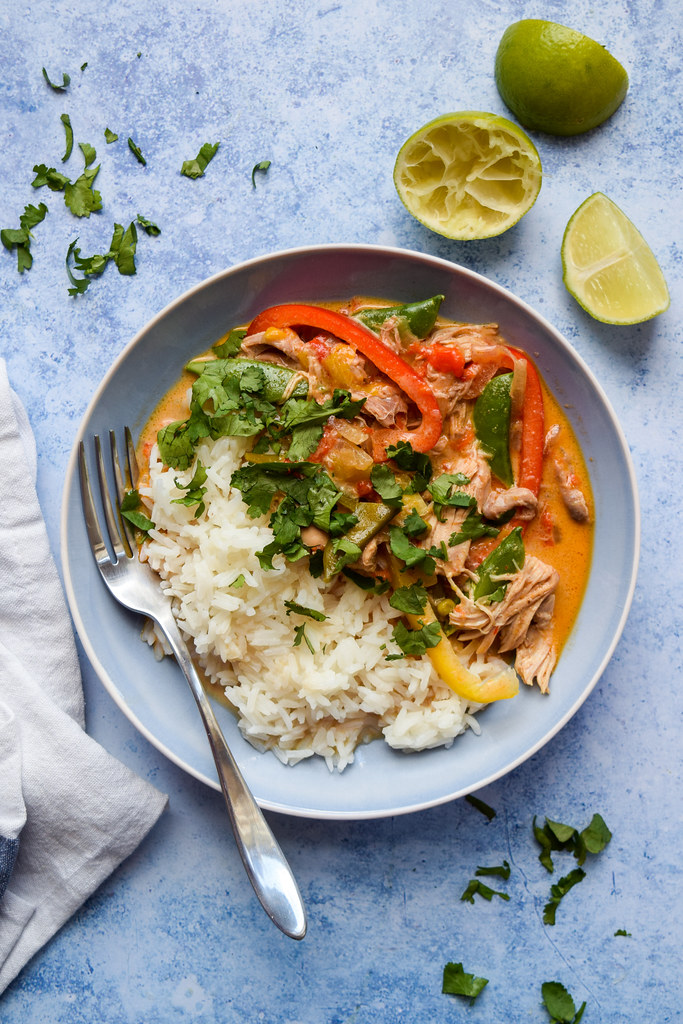 Slow Cooker Thai Red Chicken Curry