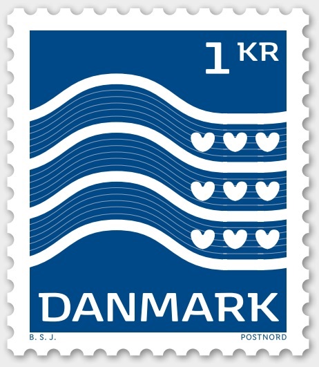 Denmark - 1-krone definitive (January 2, 2019) - screenshot from Postnord press release PDF
