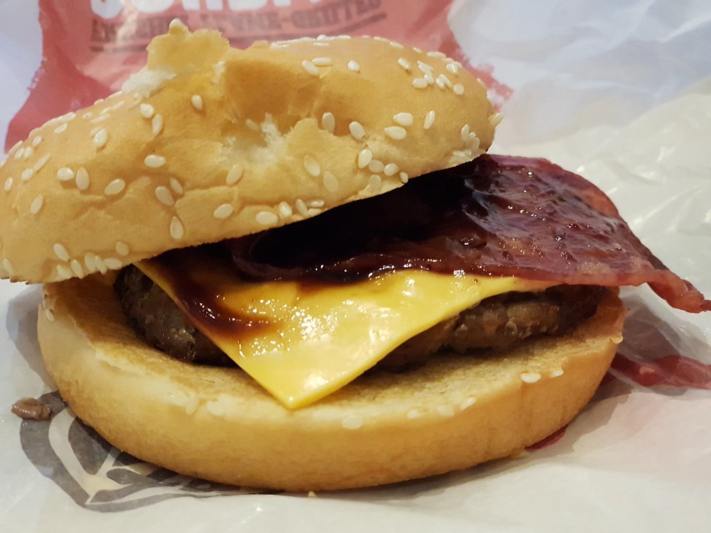 烧烤牛肉培根汉堡 BBQ Beef Bacon Ala-Carte rm$8.60 @ Burger King Sunway Geo Avenue