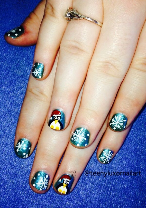 Simple Winter Nail Art Ideas for Short Nails Hairstyles 2u