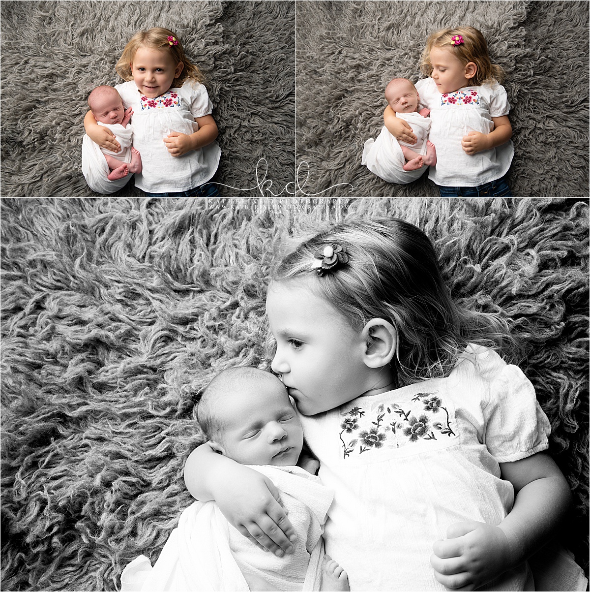 Newborn and sibling photography