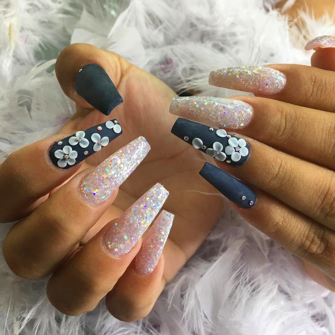 40+ New Acrylics Long Coffin Nails Ideas - Fashion 2D