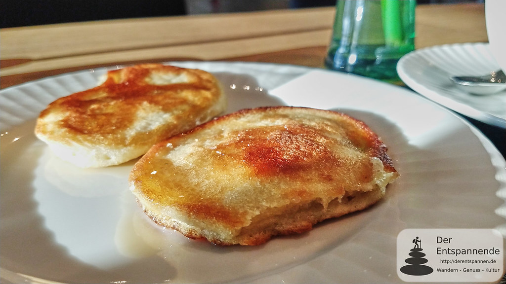 Pancakes zum Frühstück im Nägler's Fine Lounge Hotel