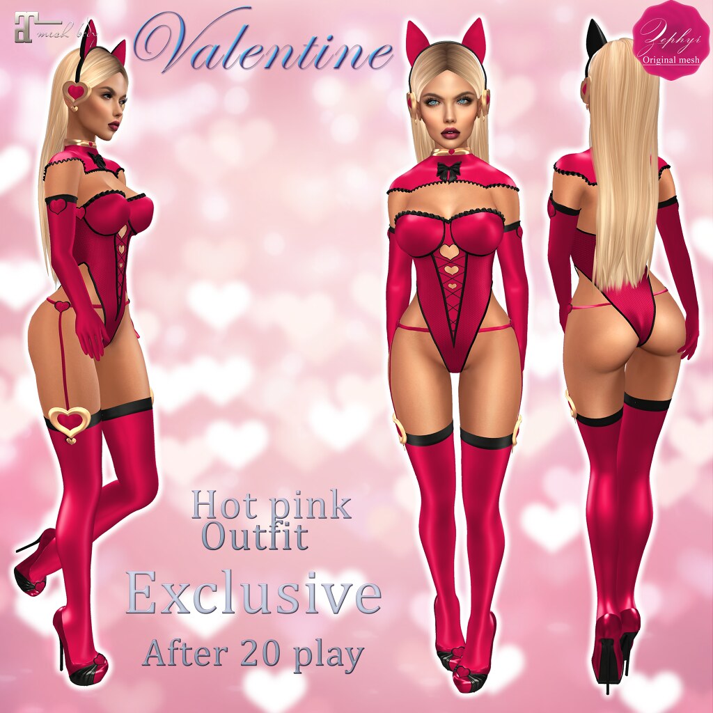 "Zephyr" Exclusive Hot Pink Outfit