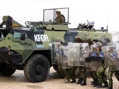 kosovo kfor troops solders