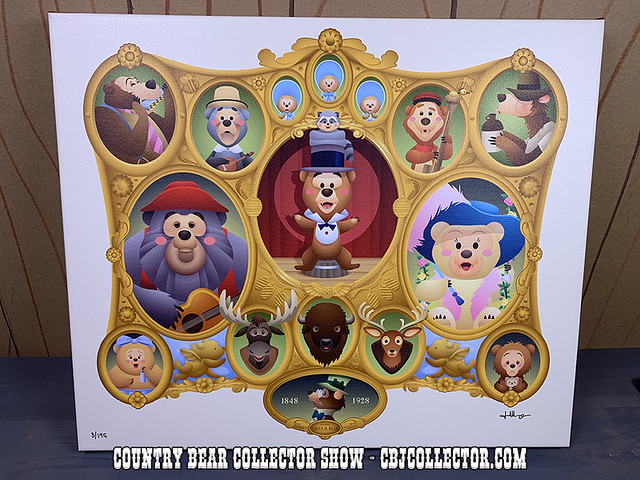 2019 Cute Country Canvas Print by Jerrod Maruyama - Country Bear Collector Show #194
