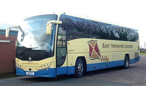 A19 EYC ‘East Yorkshire Coaches’ No. 93 ’DARRON CURTIS’. Volvo B11R / Plaxton Panther /1 on Dennis Basford’s railsroadsrunways.blogspot.co.uk’