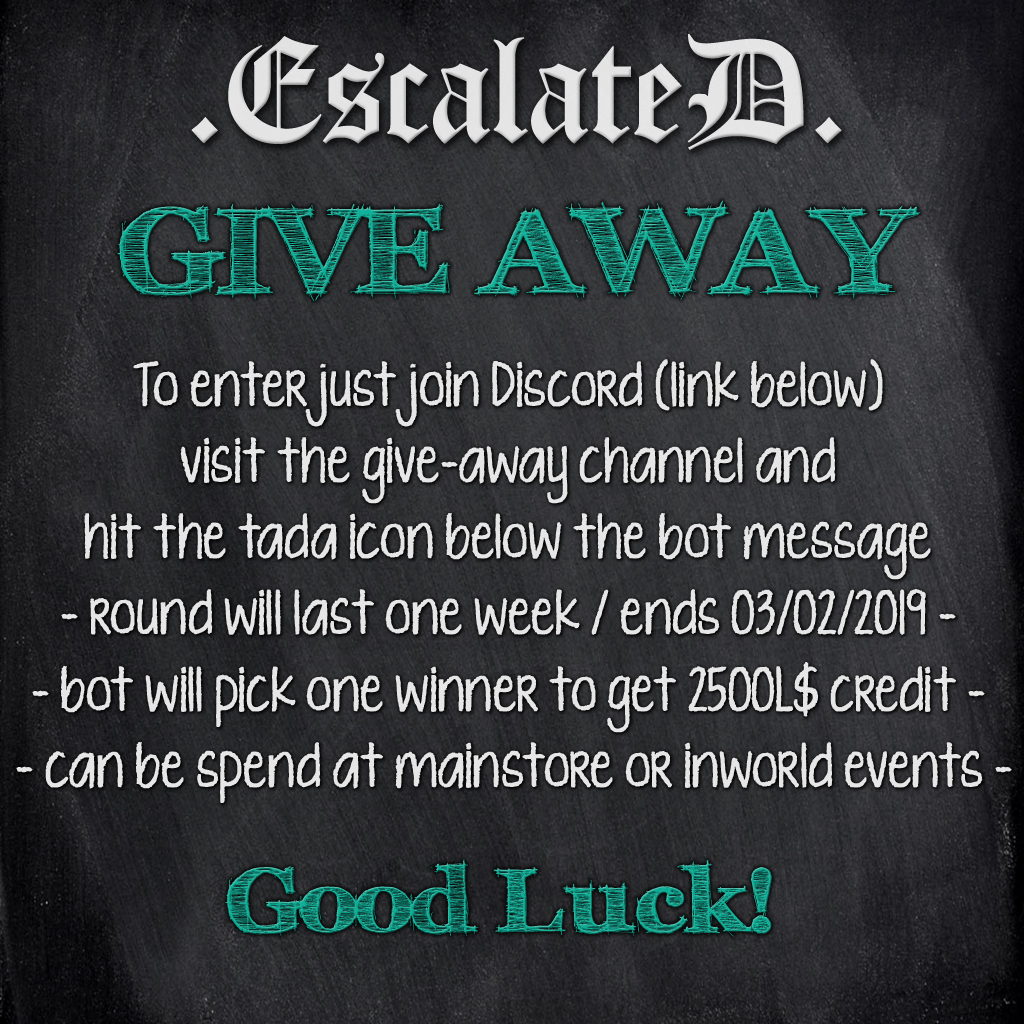 2500L$ Give-Away | on Discord