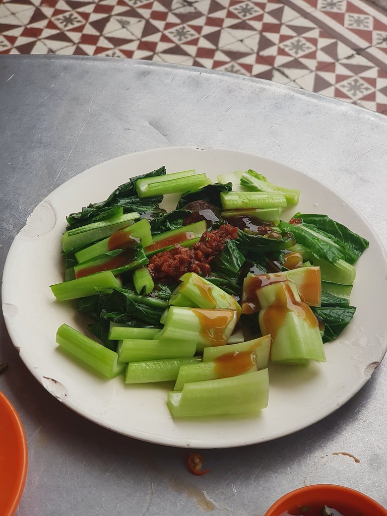 油菜 Vege rm$8 @ 宝丽鸭肉粿條汤 Lebuh Kimberley Duck Meat Koay Teow Theng, Penang