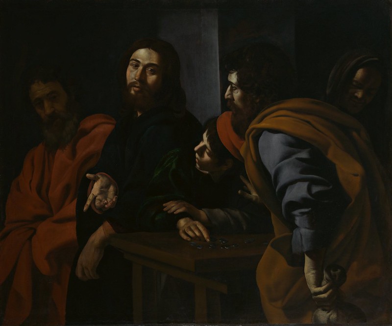 Giovanni Battista Caracciolo - The Calling of Saint Matthew (c.1625)