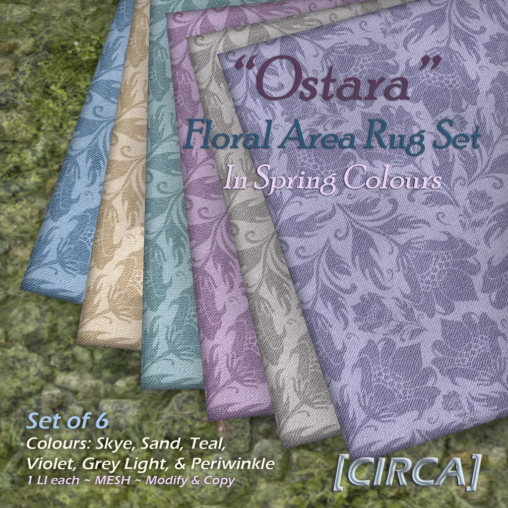 @ Ostara’s Alter Event | [CIRCA] – "Ostara" – Floral Area Rug Set