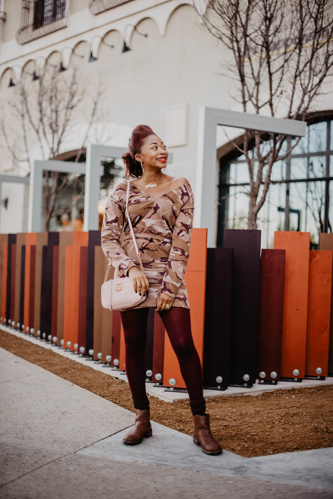 how to style colored tights, Candace Hampton