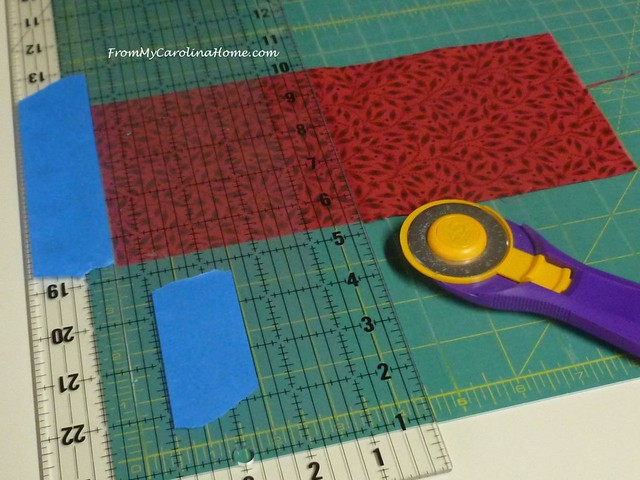 Cutting and Sewing at FromMyCarolinaHome.com