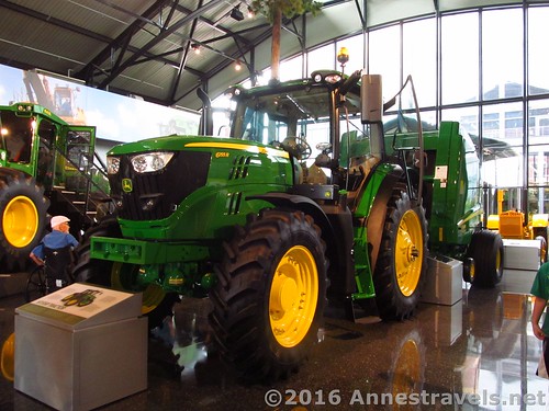 Tractor at the John Deere Pavilion in Moline, Illinois