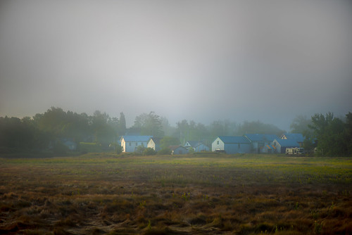 mateland glooscap atlantic mist fog morning plane vivid