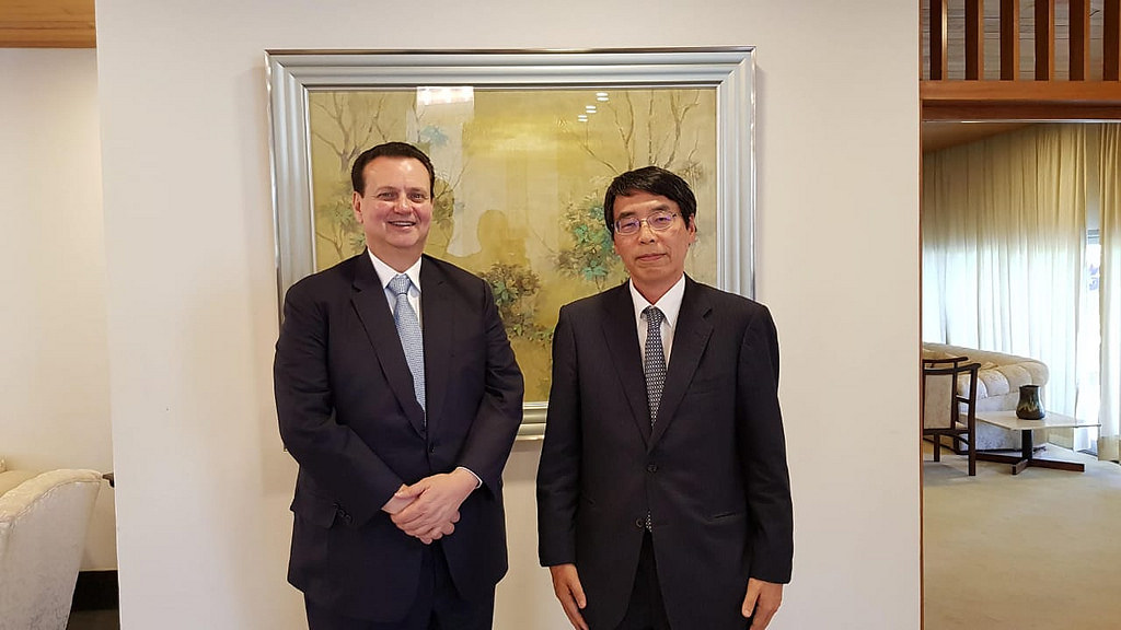 25/09/2018. Brasília-DF. Reunião com o Embaixador do Japão no Brasil, Akira Yamada. Fotos: MCTIC/Divulgação.