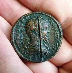 AE34 medallion from Perga obverse