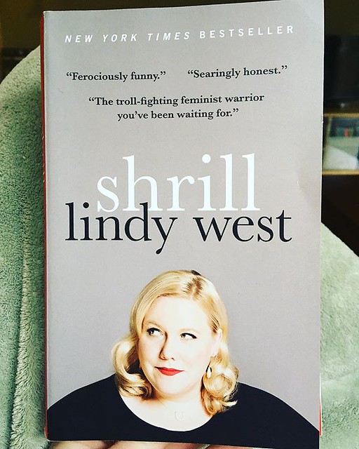 Currently reading, and a present from Josh. I know Lindy from “Jezebel”; he heard her on NPR and was interested.
