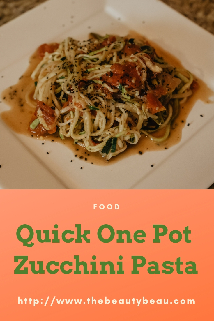 Quick One Pot Zucchini Pasta