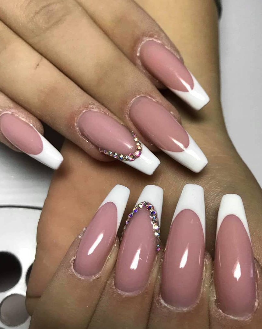 45 Gorgeous French Tip Nails Designs for a Stylish Women Ideas 2019 ...