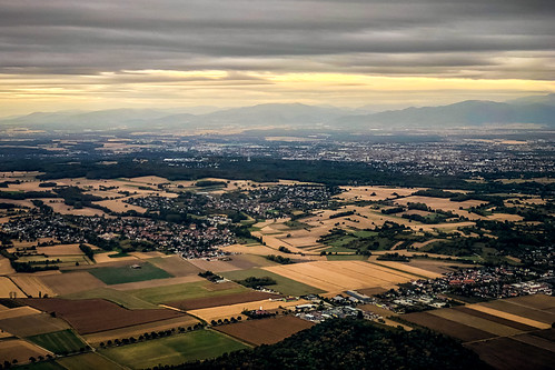 europe apple iphone iphonex cameraphone france habsheim skyline farms fields countryside aerial clouds mountains