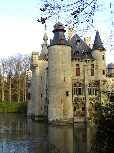 Water Castle De Borrekens in Belgium