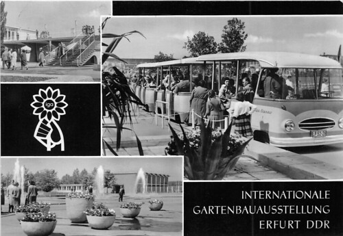Postcard for the International Garden Festival, Erfurt, Germany (Internationale Gartenbauausstellung)