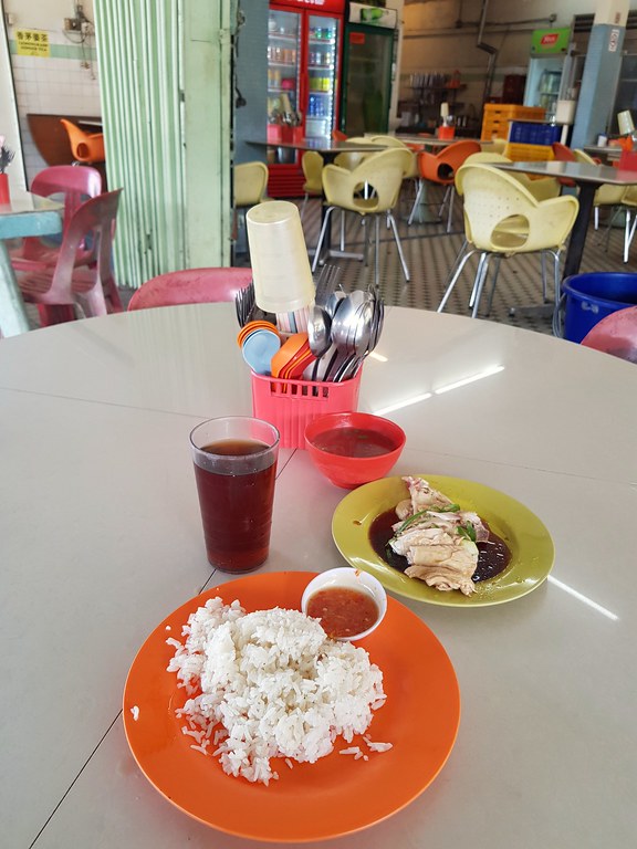 白鸡二度 Steam Chicken Rice rm$8.50 @ 卫星餐馆 Restoran Satelite PJ Jalan Gasing