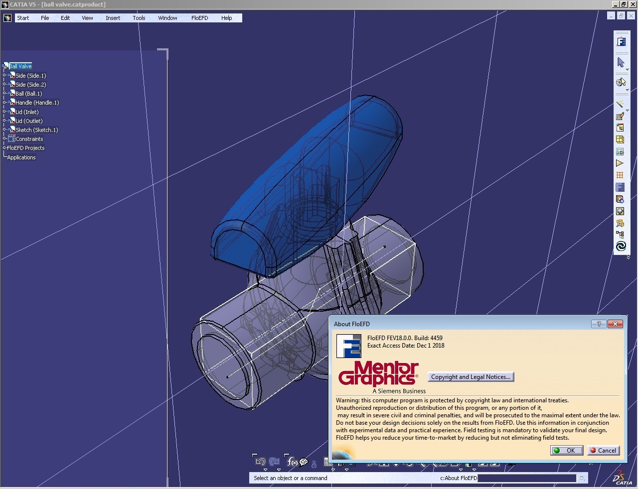 working Mentor Graphics FloEFD 18.0.0 v4459 for catia full