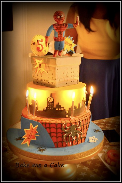 Spider-Man Ready to Save the World!! By Garima Attaluri of Bake Me a Cake