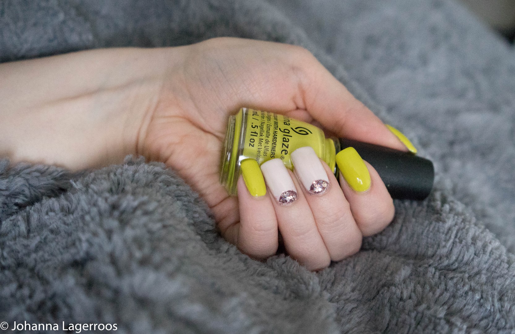 neon spring nails