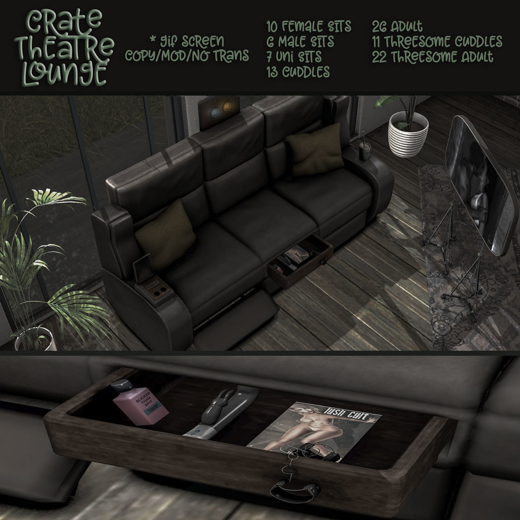 crate ~ Theatre Lounge Set for X by FaMESHeD