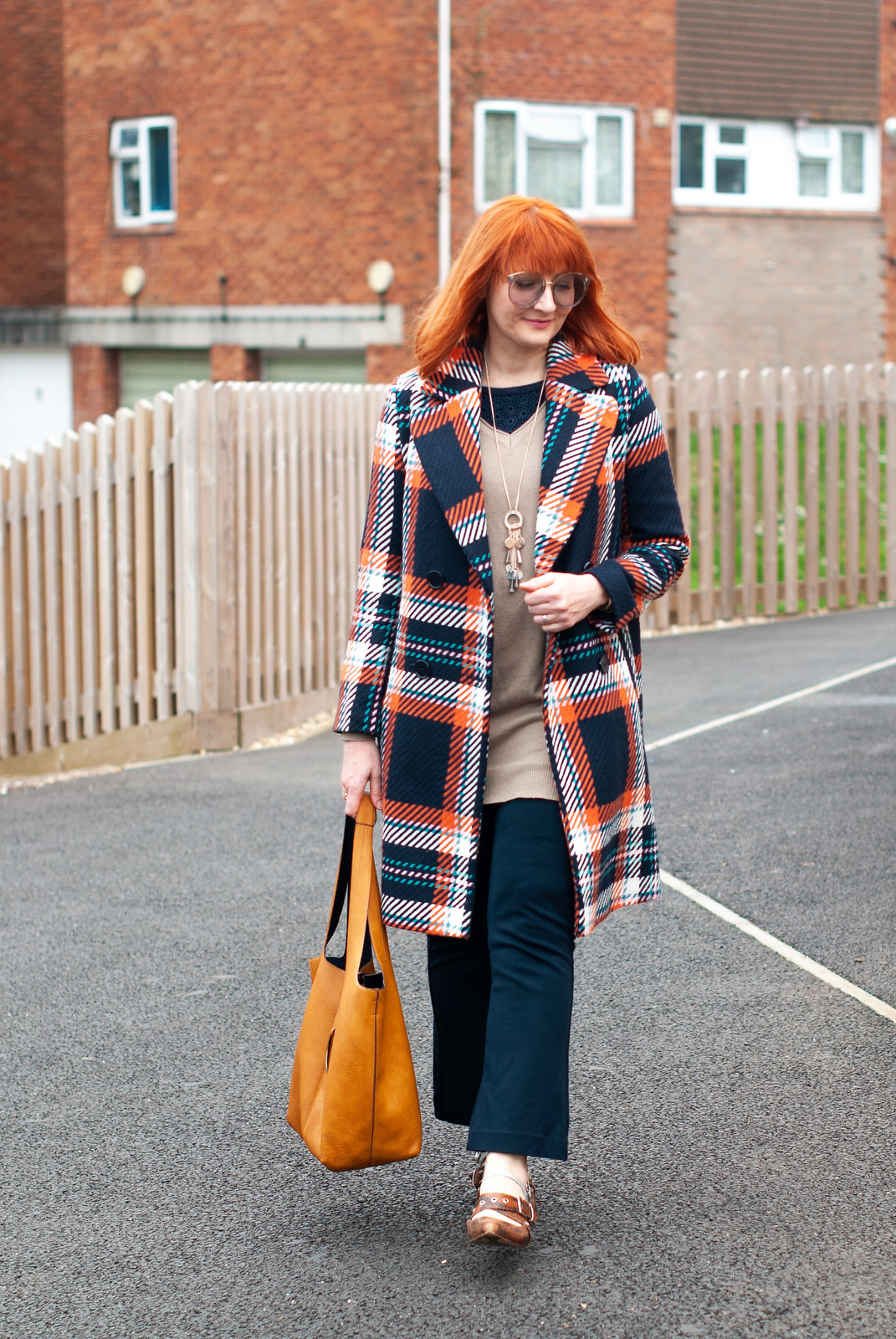 Over 40 Style: Dressing in Shades of Two Basic Colours (Navy and Orange) | Not Dressed As Lamb